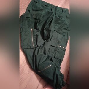 Green Parachute Pants